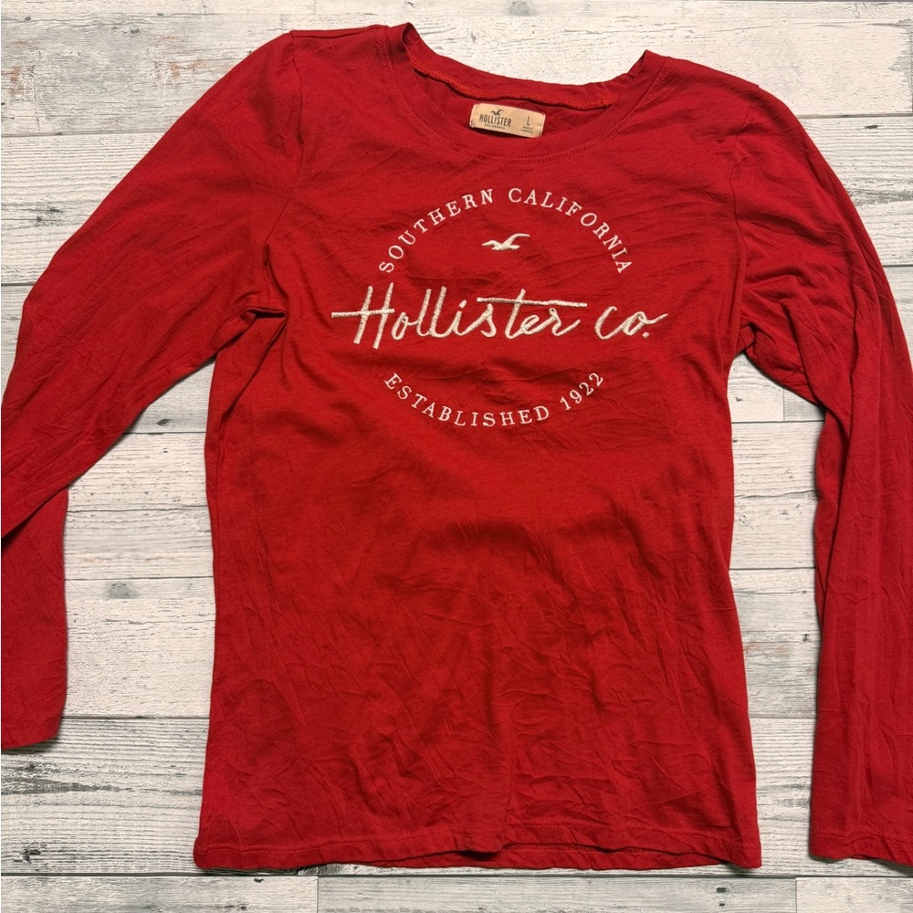Hollister Vibrant Red Graphic Tee